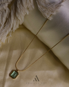 Mint Elegance Hexa Pendant Necklace