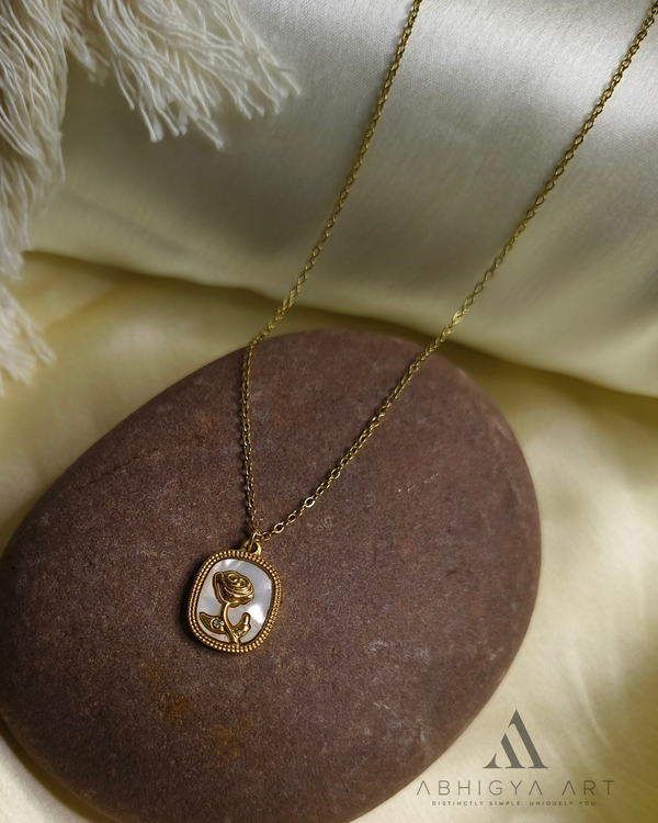 Eternal Rose Pendant Necklace