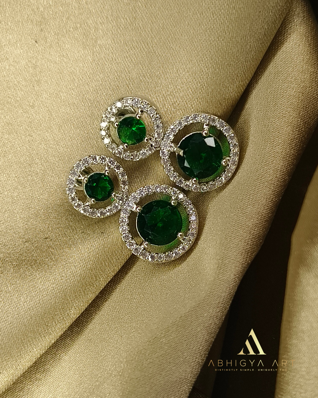 Luxe Crystal Halo Drop Earrings