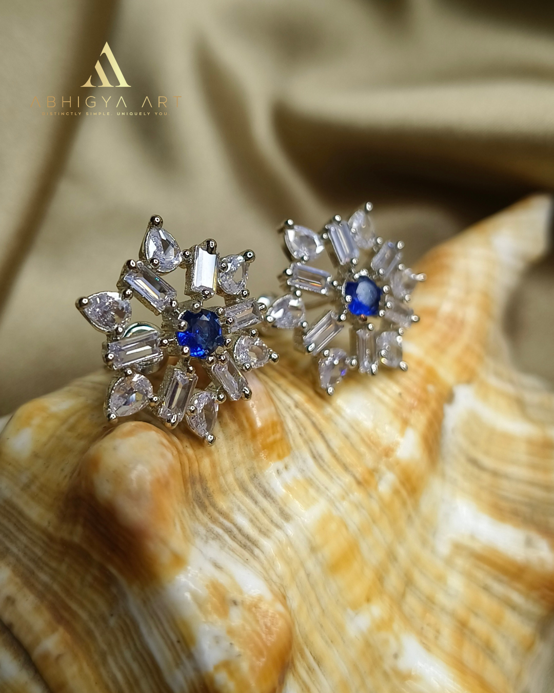 Starlight Radiance Stud Earrings