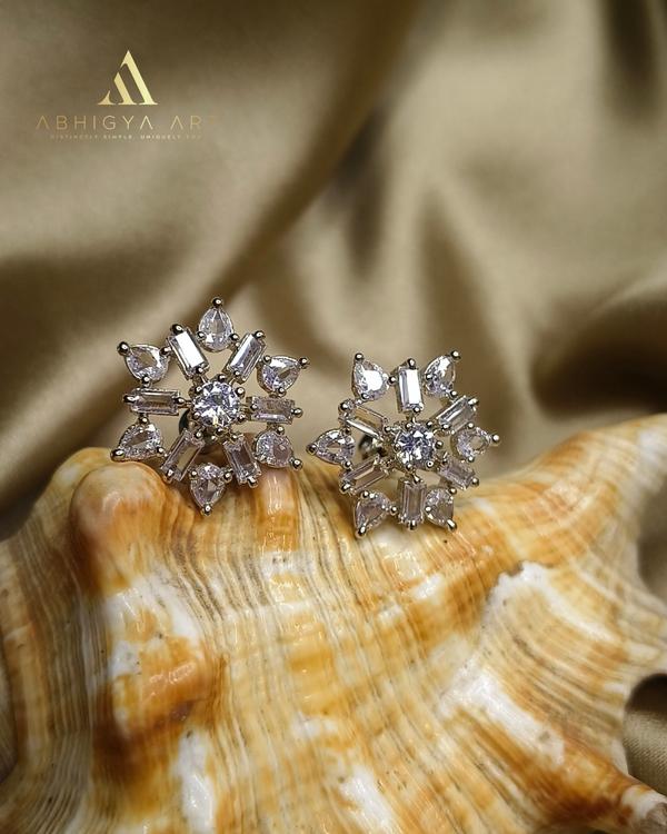 Starlight Radiance Stud Earrings