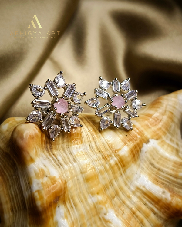 Starlight Radiance Stud Earrings