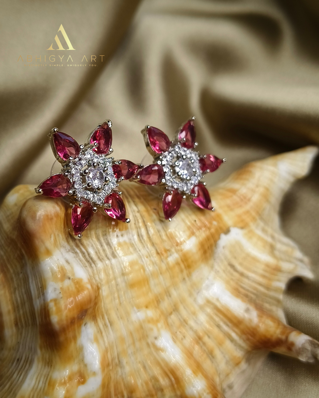Floral Elegance Stud Earrings