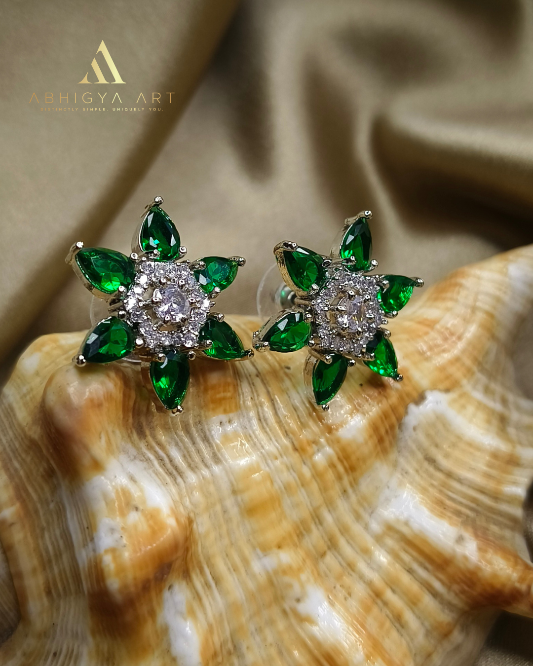 Floral Elegance Stud Earrings