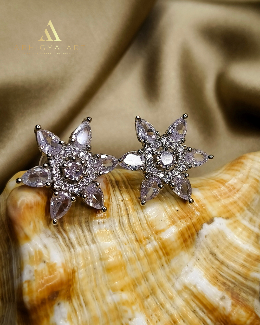 Floral Elegance Stud Earrings