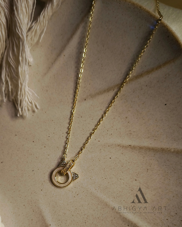 Whisker Charm Cat Pendant