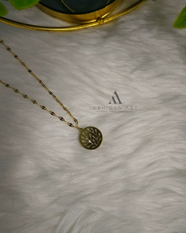 Tree of Life Coin Pendant