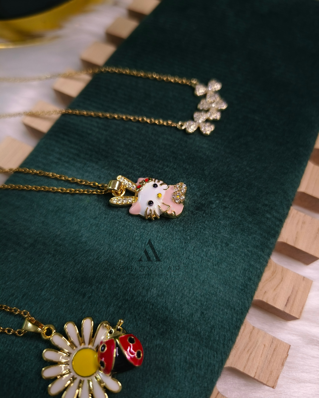 Enamel Charm Necklace Collection