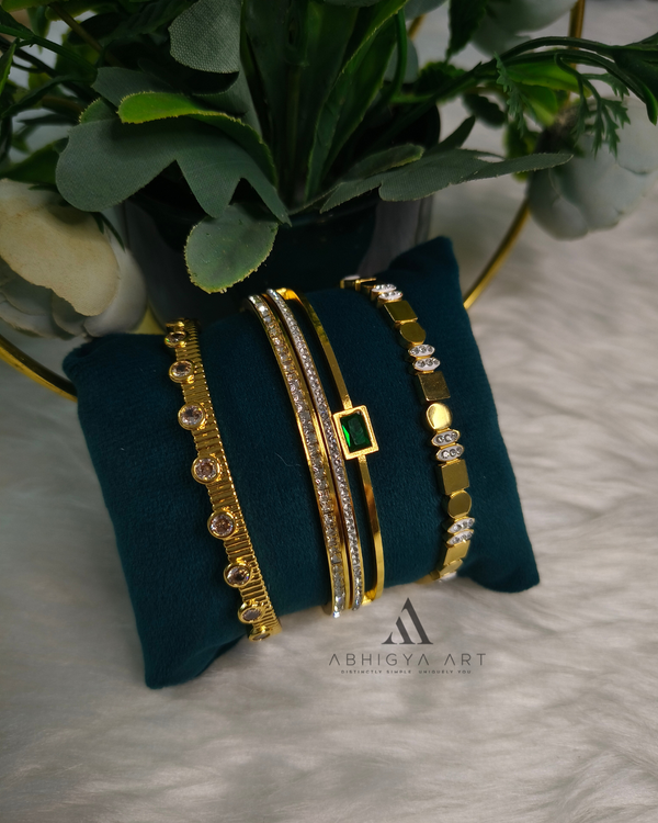 Mixed CZ Stack Bangle