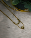 Layered Chain Ball Pendant - Abhigya Art