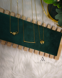 Dainty Charm Chain Necklace - Abhigya Art
