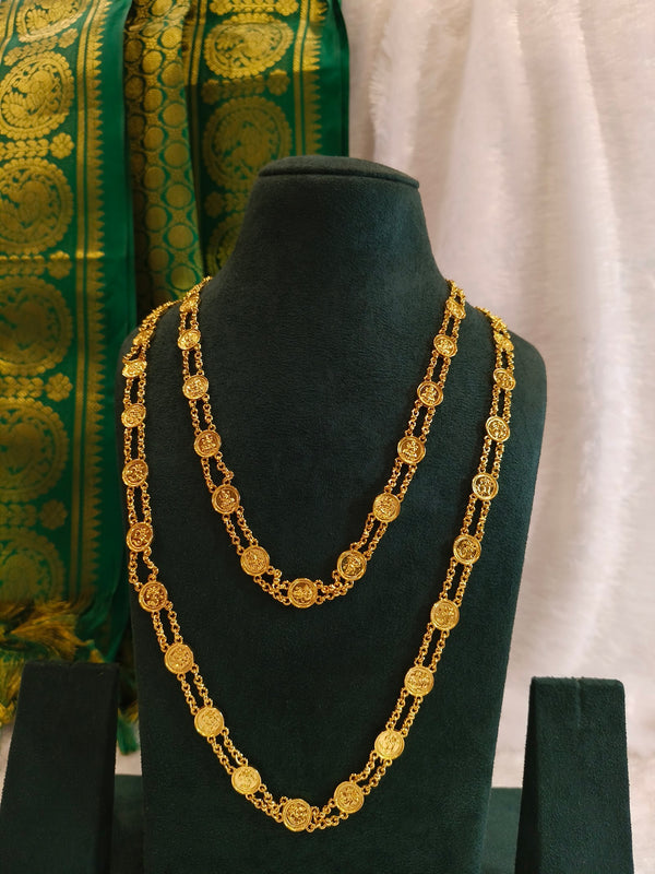Lakshmi Coin Two-Layer Long Haar
