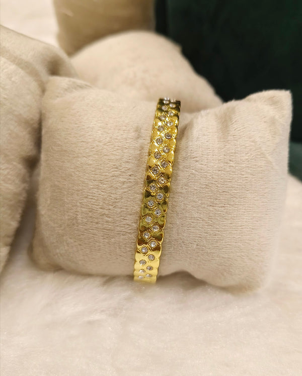 Scattered CZ Slim Bangle