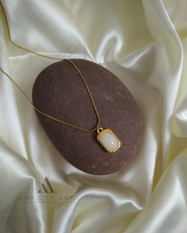 Moonstone Rectangle Pendant