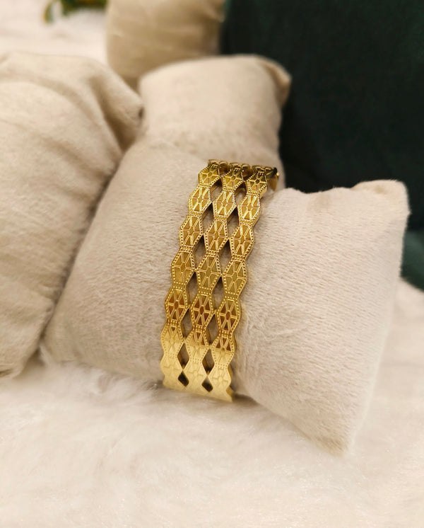 Honeycomb Openwork Kada