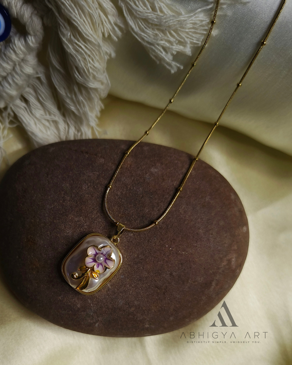 Blossom Grace Floral Pendant Necklace