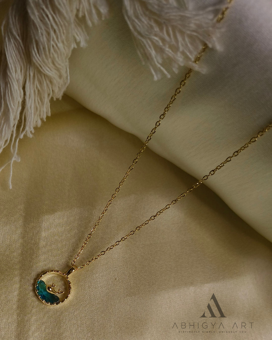 Ocean Spirit Dolphin Pendant Necklace