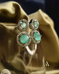 Luxe Crystal Halo Drop Earrings