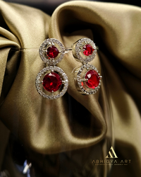 Luxe Crystal Halo Drop Earrings