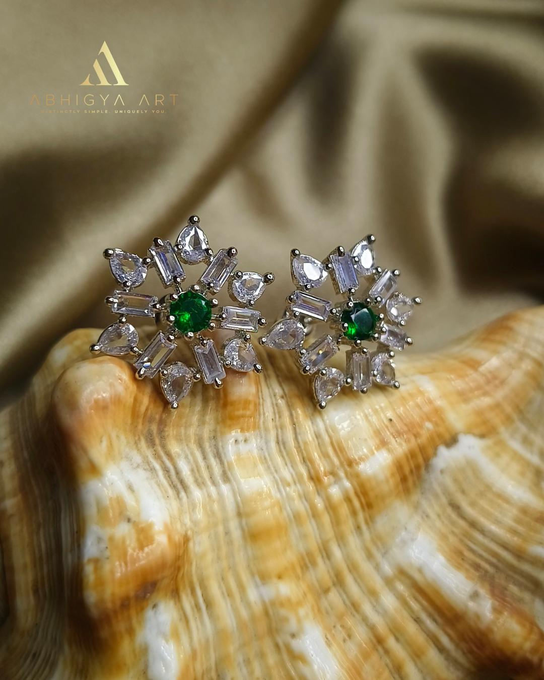 Starlight Radiance Stud Earrings