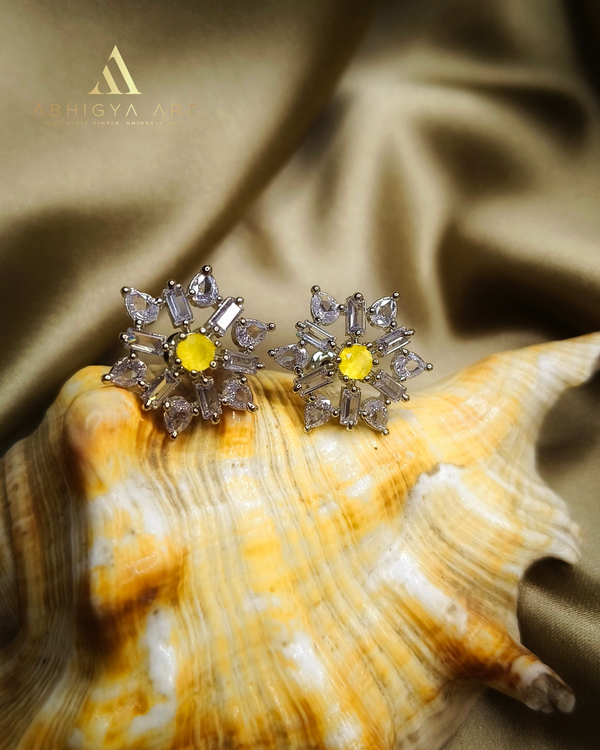Starlight Radiance Stud Earrings