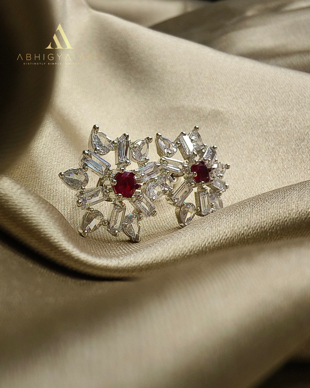 Starlight Radiance Stud Earrings