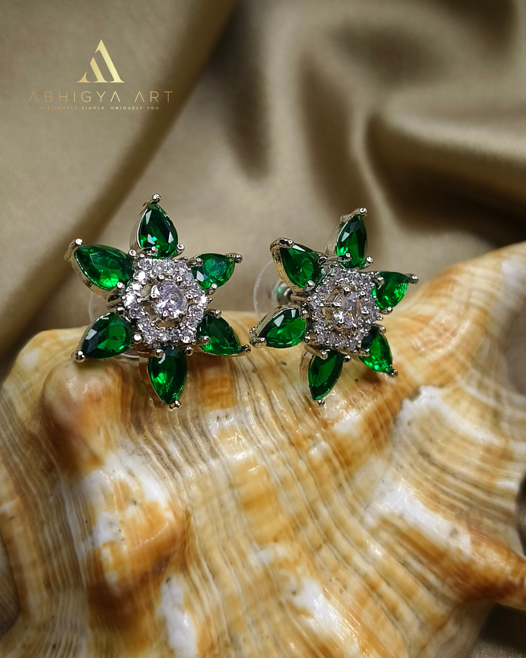 Floral Elegance Stud Earrings