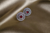 Elegant Round AD Stud Earrings