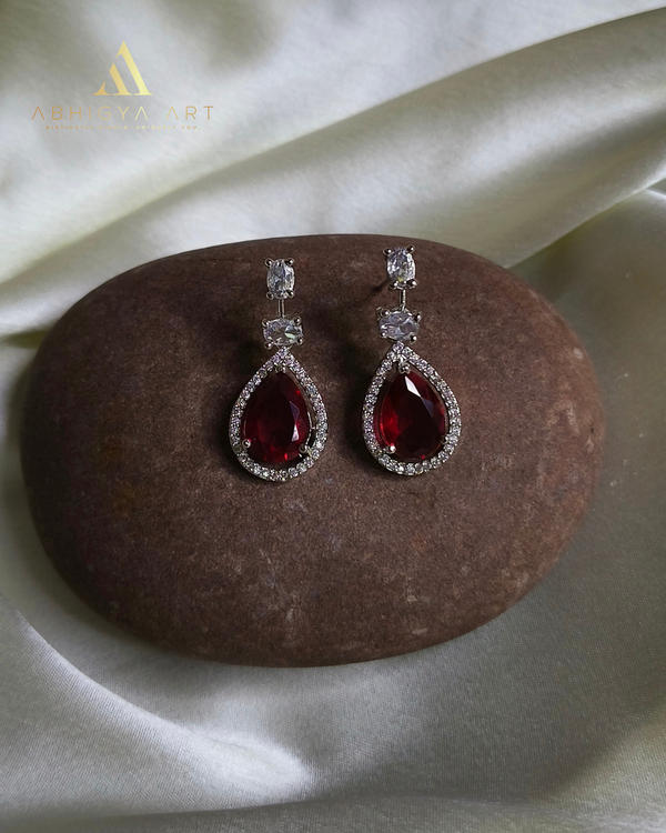 Elegant Teardrop AD Earrings